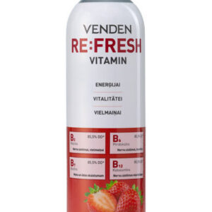 Venden RE:FRESH maasikamaitseline gaseeritud vitamiinijook 0,57l (12tk)